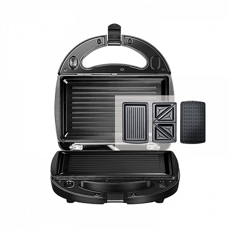 Мультипекарь Redmond RMB-616/3 700Вт черный/серебристый