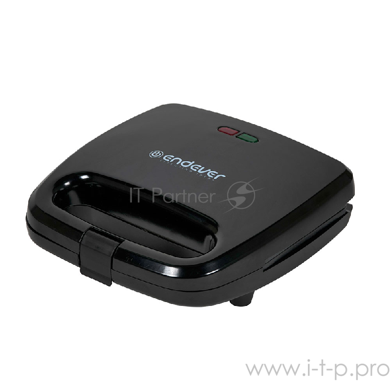 Электроростер для приготовления сэндвичей Endever Skyline SM-25, чёрный, 800Вт, до 4-х сэндвичей