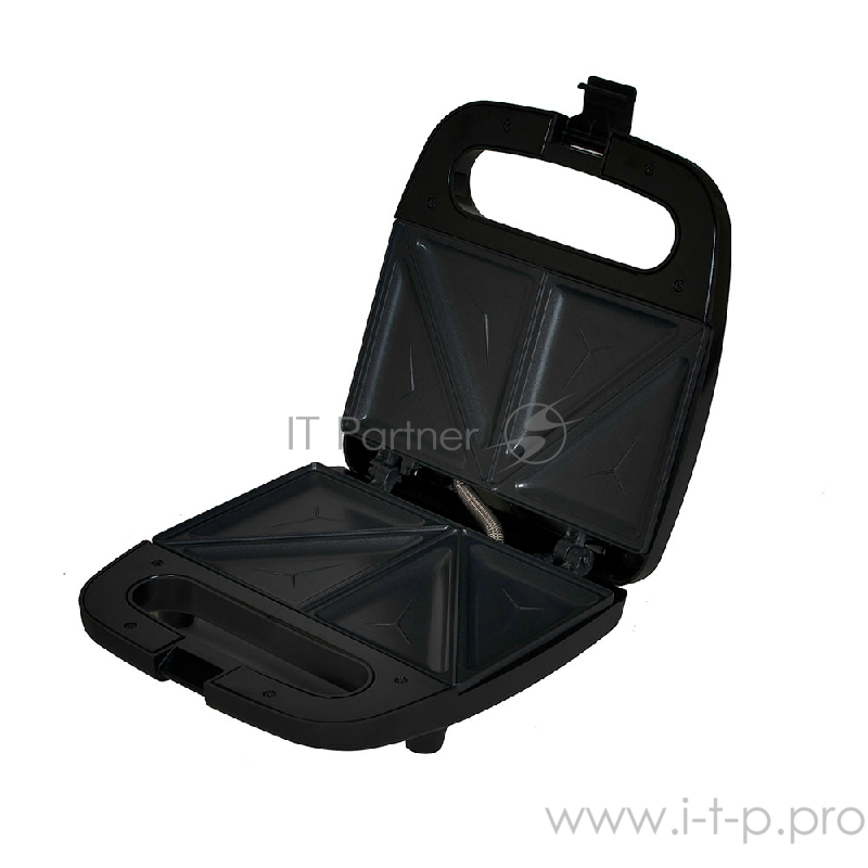 Электроростер для приготовления сэндвичей Endever Skyline SM-25, чёрный, 800Вт, до 4-х сэндвичей