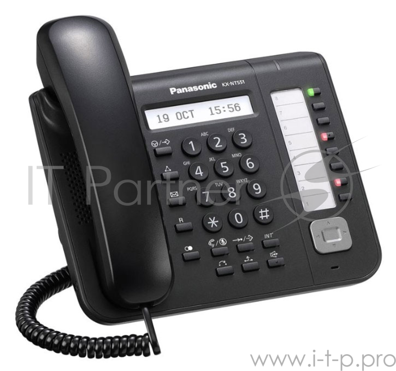 VoIP-телефон Panasonic KX-NT551RU Телефон системный IP белый