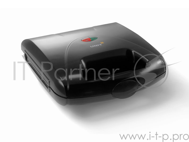 Чудо-Пекарь (3 в 1) UNIT UDM-3010, 1000Вт, Три комплекта сменных панелей (Сэндвич, Бельгийские вафли, Гриль), Цвет: Чёрный