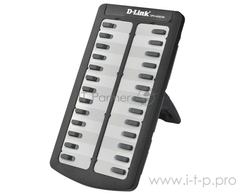 Интернет-телефония D-Link DPH-400EDM/E/F3 Extension Module for DPH-400Sx/E/F3, 26 programmable keys each with a dual-color LED, powered by the host phone, AC power adapter