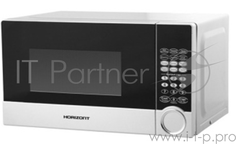 Микроволновая печь Горизонт 20MW800-1479 BDS_гриль, об.20л., 1270Вт./1000Вт., упр-е: электронное, серебро