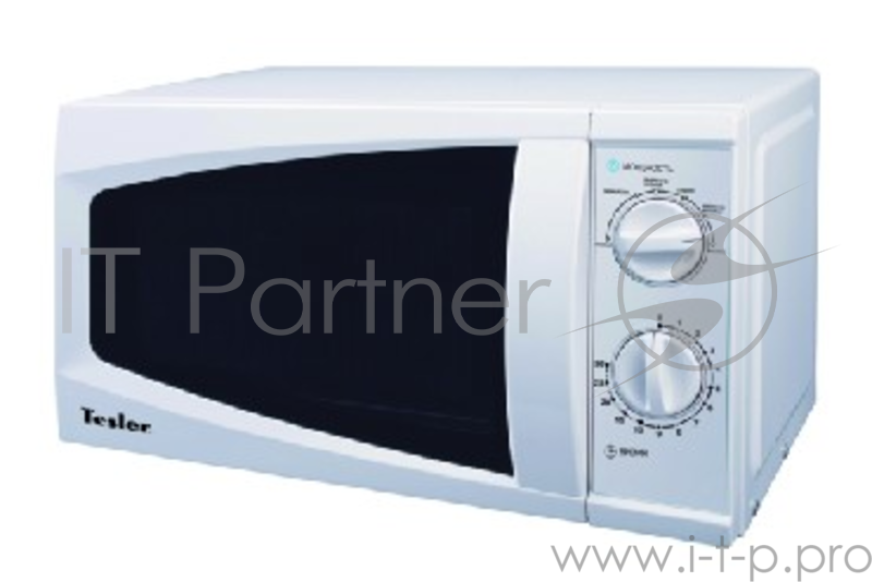 Микроволновая печь TESLER MM-1711 (17 литров, 700 Вт, механическое упр., белый)