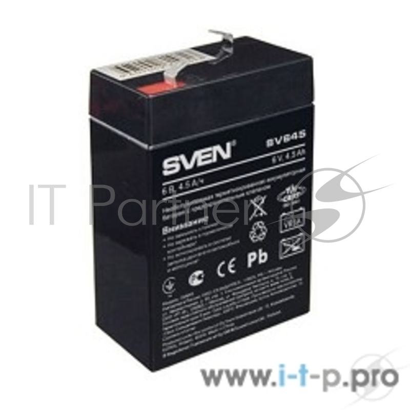батареи Sven SV 645 (6V 4.5Ah) батарея аккумуляторная