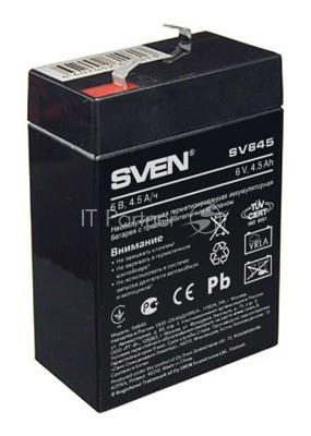батареи Sven SV 645 (6V 4.5Ah) батарея аккумуляторная