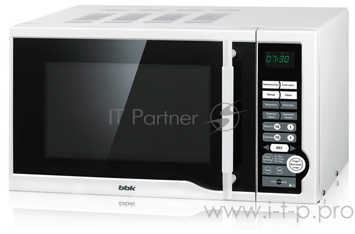 Микроволновая Печь BBK 20MWS-770S/W (соло) белый, Вт 700, 20 л., электронное управление