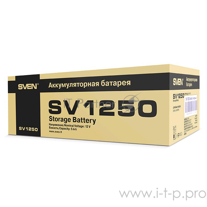 батареи Sven SV1250 (12V 5Ah) батарея аккумуляторная