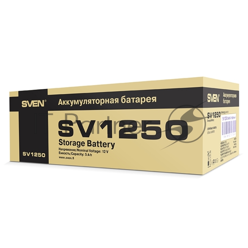 батареи Sven SV1250 (12V 5Ah) батарея аккумуляторная