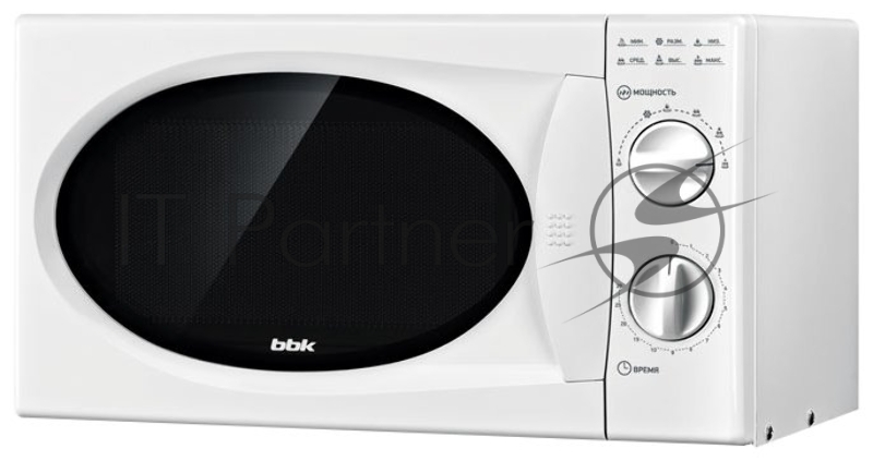 Микроволновая Печь BBK 20MWS-715M/W 20 л, мощность микроволн 700 Вт, номинальная мощность в режиме