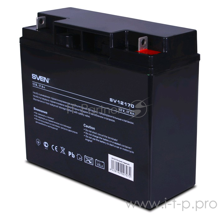 батареи Sven SV12170 (12V 17Ah) батарея аккумуляторная