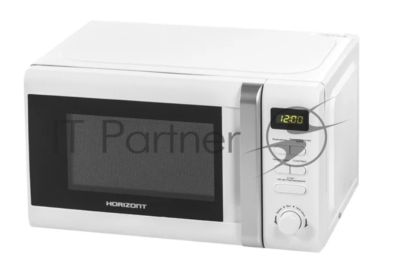 Микроволновая печь Horizont 20MW700-1379CTW- Объем 20 л.- Соло (только микроволны)- Электронное управление- Номинальная мощность микроволн 700Вт- Максимальная потребляемая мощность 1050Вт - Открывание дверцы: ручка- Функция часов, авторежимы приготов