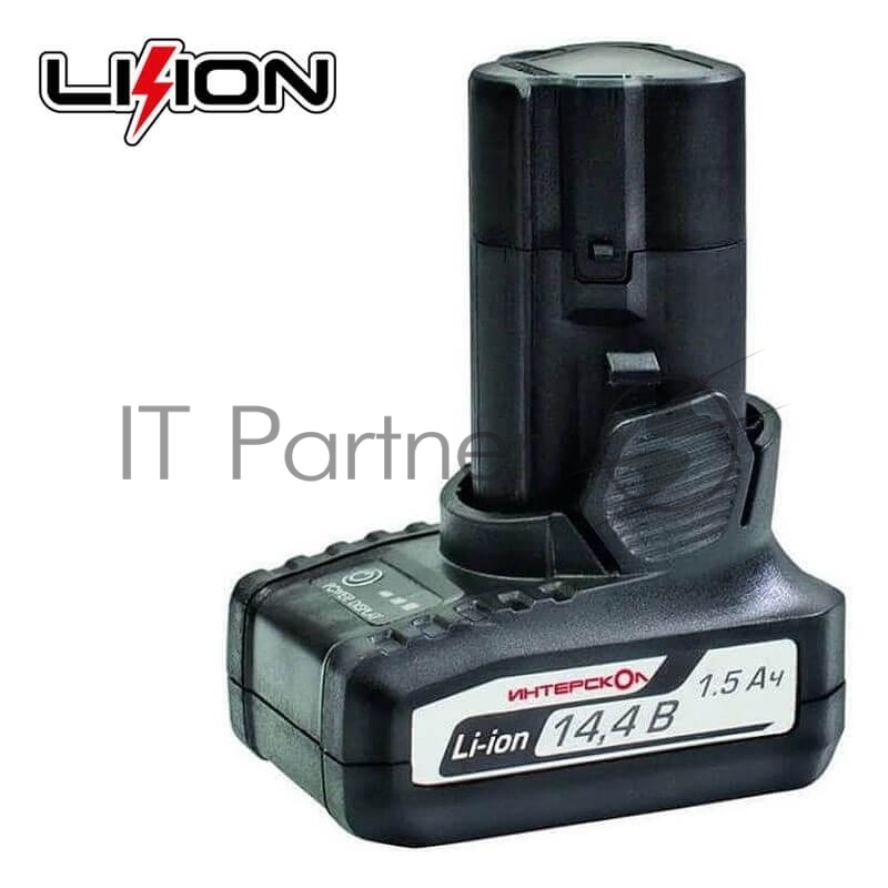 Батареи аккумуляторные и Зарядные устройства Интерскол Батарея аккумуляторная ДА-14,4ЭР 1,5А/ч, 14.4В, Li-ion 2400.015