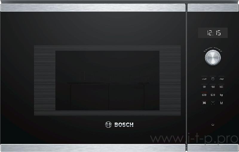 Встраиваемая микроволновая печь BOSCH BEL524MS0 20л. 800Вт нержавеющая сталь