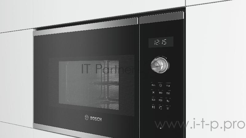 Встраиваемая микроволновая печь BOSCH BEL524MS0 20л. 800Вт нержавеющая сталь