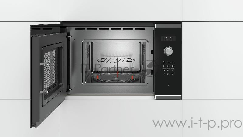 Встраиваемая микроволновая печь BOSCH BEL524MS0 20л. 800Вт нержавеющая сталь