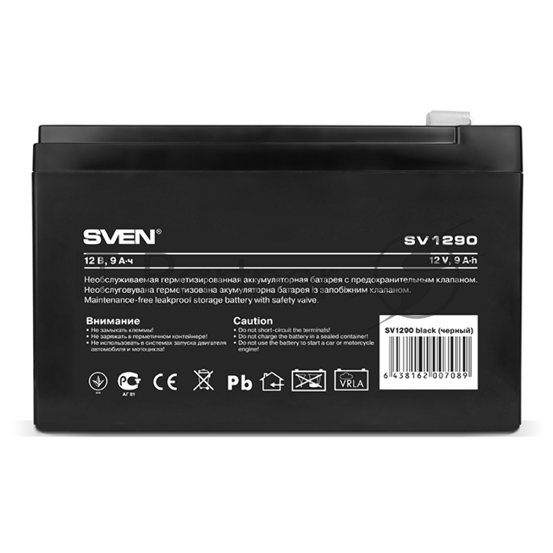 батареи Sven SV1290 (12V 9Ah) батарея аккумуляторная