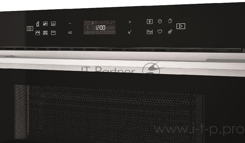 Микроволновая печь Whirlpool W7 MD440 31 л., 1000 Вт, сенсорное упр., гриль, цвет: нержавеющая сталь