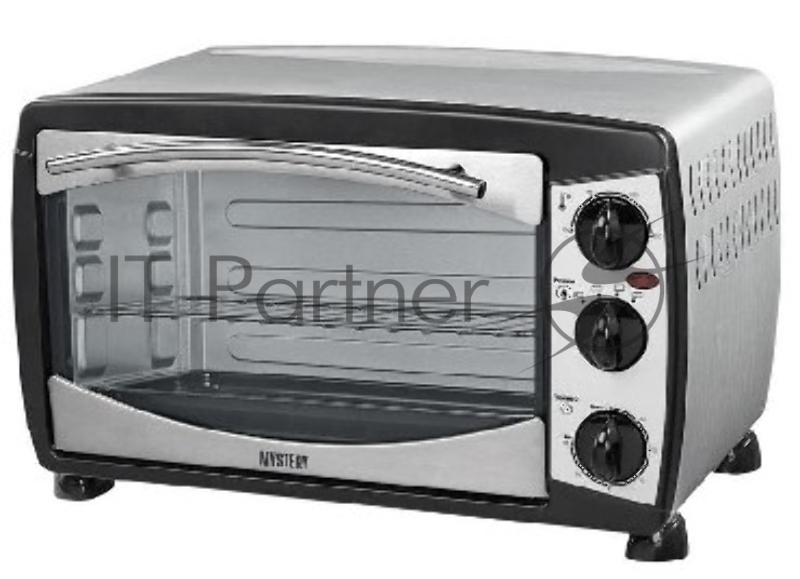 Электрическая печь Mystery MOT-3325 (черный, 1500 Вт. 23 л. механическое управление)