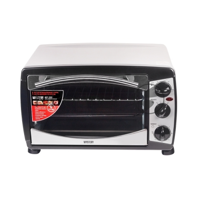 Электрическая печь Mystery MOT-3325 (черный, 1500 Вт. 23 л. механическое управление)