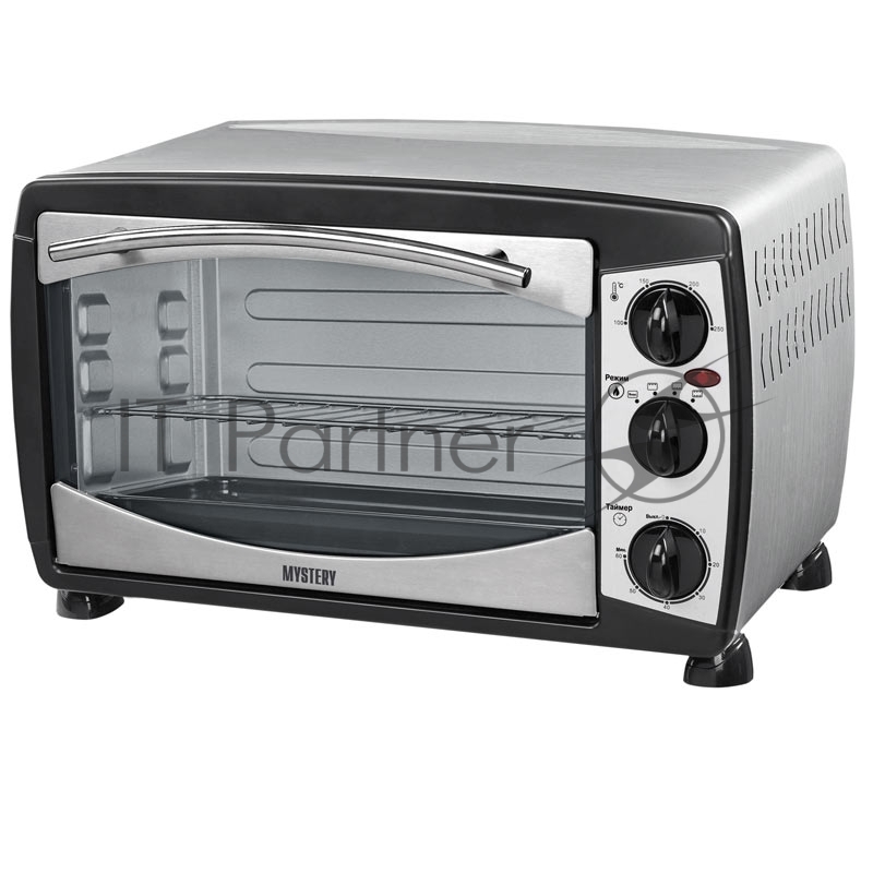 Электрическая печь Mystery MOT-3325 (черный, 1500 Вт. 23 л. механическое управление)