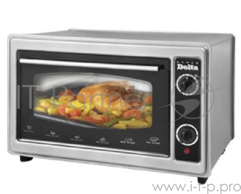 Мини-печь DELTA D-022 серая