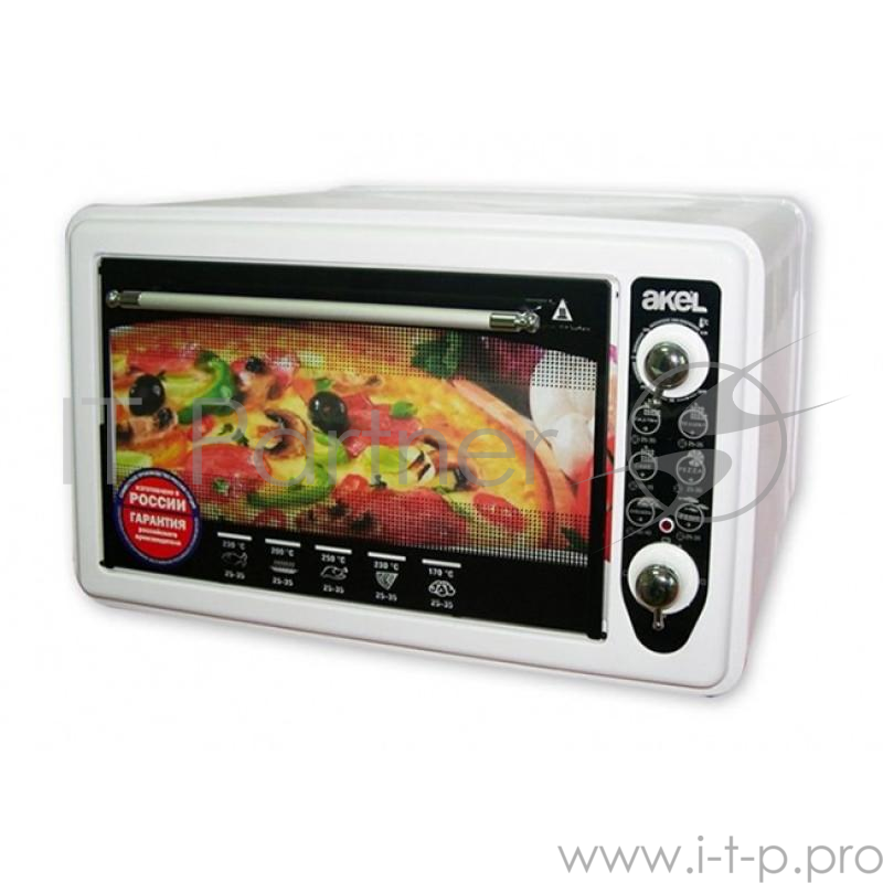 Жарочный шкаф AKEL AF-720 белый 36 л, терморег., ТЭН повышенной мощности