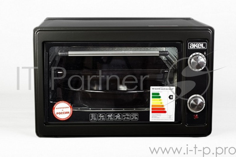 Жарочный шкаф AKEL AF-720 черный 36 л, терморег., ТЭН повышенной мощности