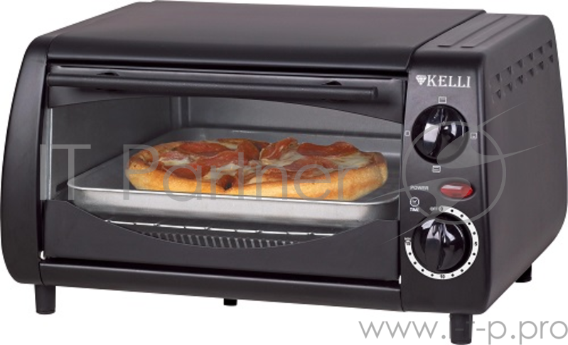 печь KELLI KL-5084 Электропечь-ростер 800Вт. Объем 10л. Для приготовления гриля, выпечки и подрумянивания. 3 режима нагрева: верхний, нижний, комбинированный. Таймер: 15 минут. Антипригарное внтуреннее покрытие. Сигнал об окончании приготовления. Ква