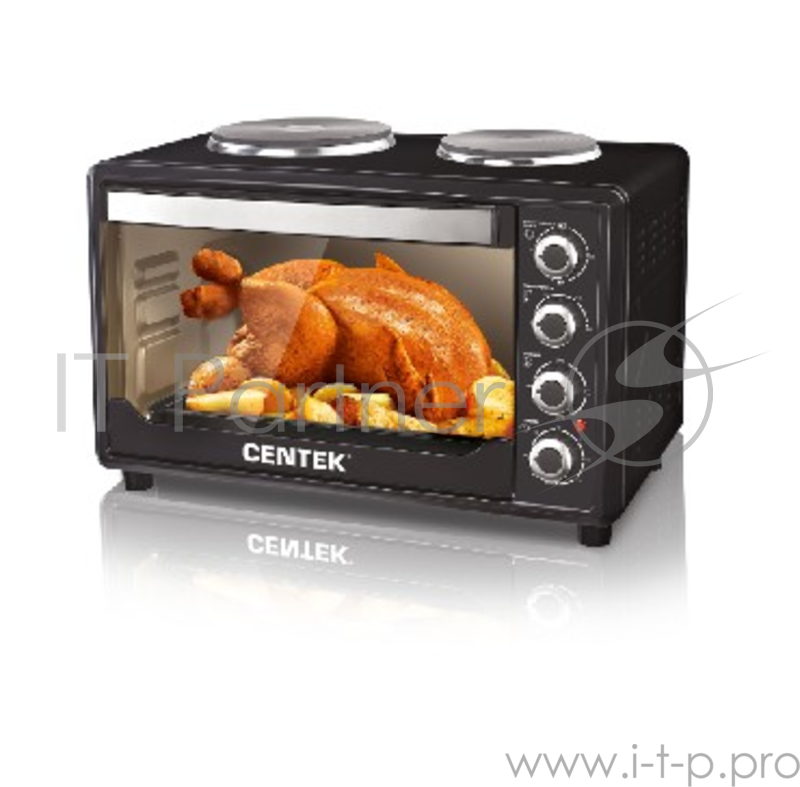 Мини-печь Centek CT-1530-36 PLATE черный