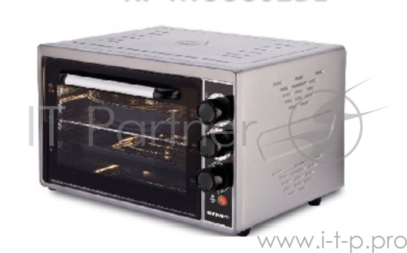 Мини-печь KRAFT KF-MO3803KGR серый Мощность 1500(Вт),Объем 38(Л),Напряжение 220-240(В),Максимальная температура 320(°С),Внутренняя подсветка,Конвекция,Таймер отключения 90(Мин)