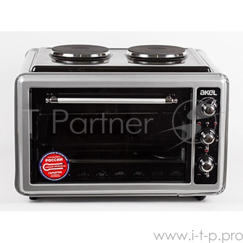 Мини-печь Akel AF-752 R металлик