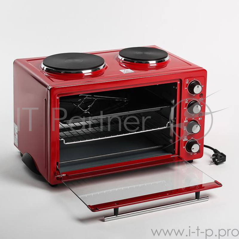 Духовка электрическая ENERGY GН30-R 1200+700+1400Вт Ф185+155мм 30л