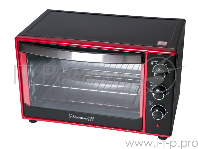 Мини-печь Endever Danko 4035, чёрно-красный, 1600 Вт., объем 35 л.