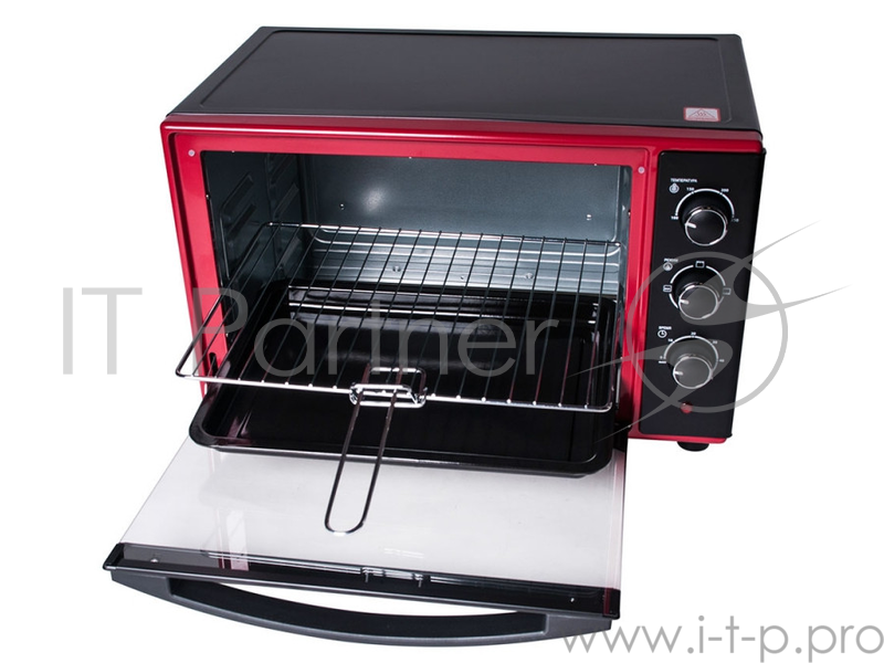 Мини-печь Endever Danko 4035, чёрно-красный, 1600 Вт., объем 35 л.