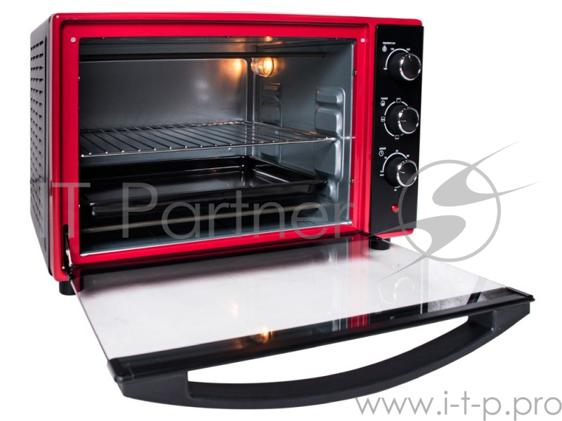 Мини-печь Endever Danko 4035, чёрно-красный, 1600 Вт., объем 35 л.