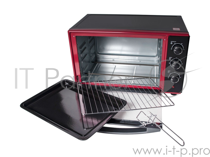 Мини-печь Endever Danko 4035, чёрно-красный, 1600 Вт., объем 35 л.