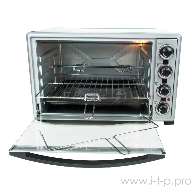 Мини-печь Endever Danko 4065 серебристый цвет, мощность 2200Вт, объем 65 л.