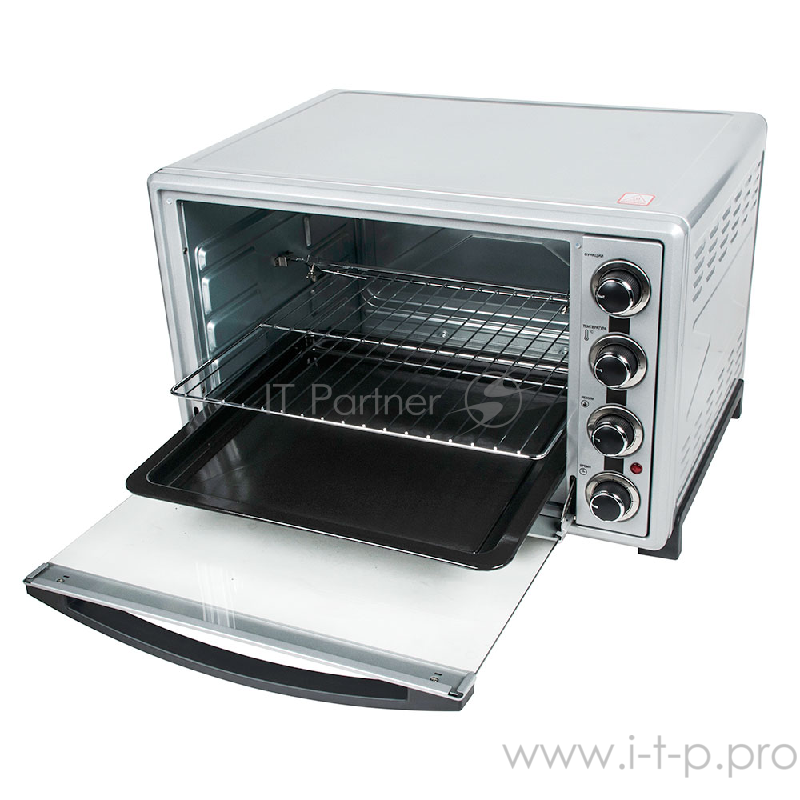 Мини-печь Endever Danko 4065 серебристый цвет, мощность 2200Вт, объем 65 л.