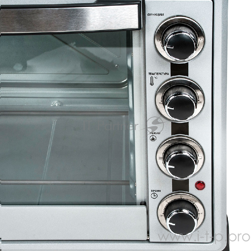 Мини-печь Endever Danko 4065 серебристый цвет, мощность 2200Вт, объем 65 л.