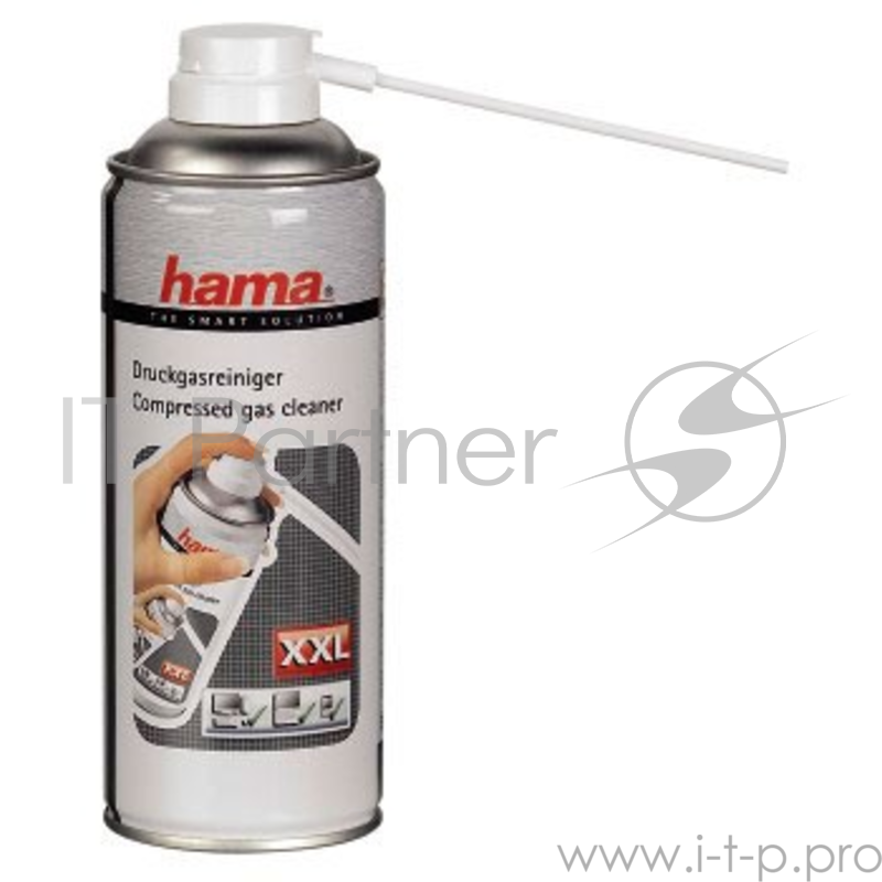 Чистящие средства Hama H-84417 826854 Баллон со сжатым газом для очистки труднодоступных мест, 400 мл.
