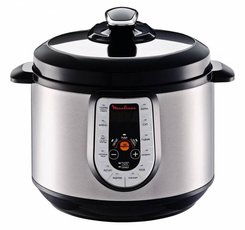 Мультиварка-скороварка Moulinex CE500E32 5л 1000Вт серебристый/черный