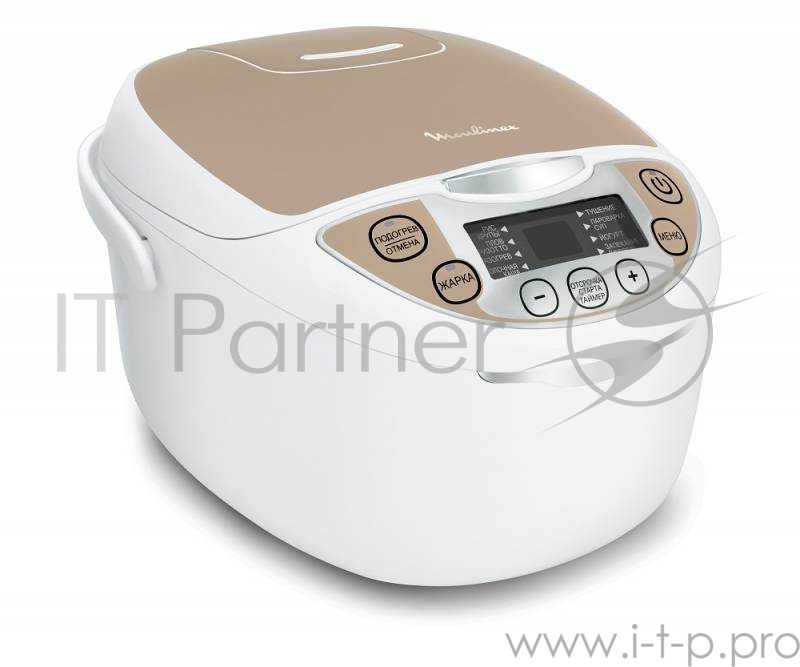 Мультиварка Moulinex MK706A32 5л 750Вт белый/бежевый