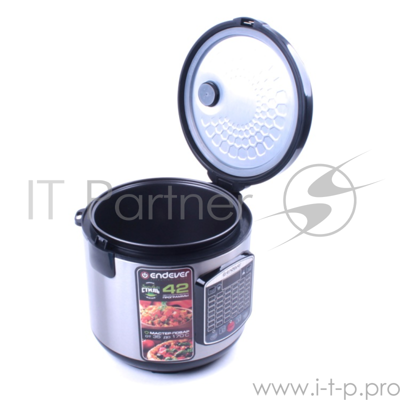 Мультиварка ENDEVER VITA 90 черный стальной Мощность (Вт): 980 Номинальное напряжение (В): 220 В, 50 Гц Объем (л):5,0 Количество автоматических режимов работы: 42 Таймер с отсрочкой старта:до 24 ч. Габаритные размеры: 28*26.5*28.8 42 автоматических п