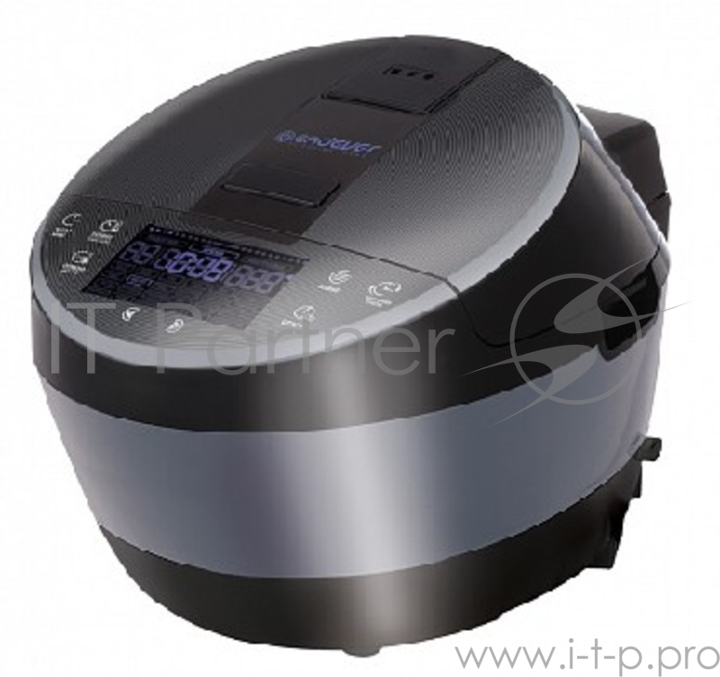 Мультиварка ENDEVER VITA 100 (черный) электрическая Endever Vita 100, черный/стальной, мощность 1300 Вт, емкость 5л, 24 авторежимов , мастер повар,книга рецептов, 2 шт/уп.таймер до 24 часов, автоподогрев, LED-дисплей, стальной корпус,регулировка врем