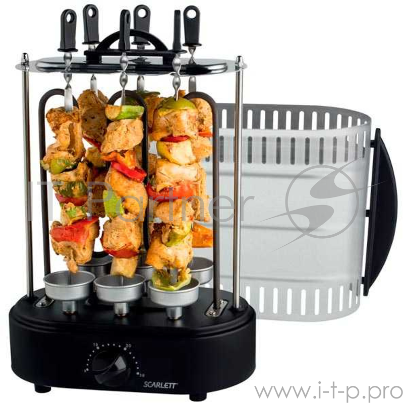 Шашлычница электрическая Scarlett SC-KG226T99 1200Вт черный