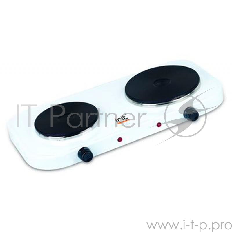 Настольная плита IRIT IR-8220 электрическая(мощность конфорок 1000 Вт и 1500Вт диаметр конфорок 155мм и 185мм чугунные нагревательные элементы вес 4,2кг габаритные размеры:550х285х70мм)