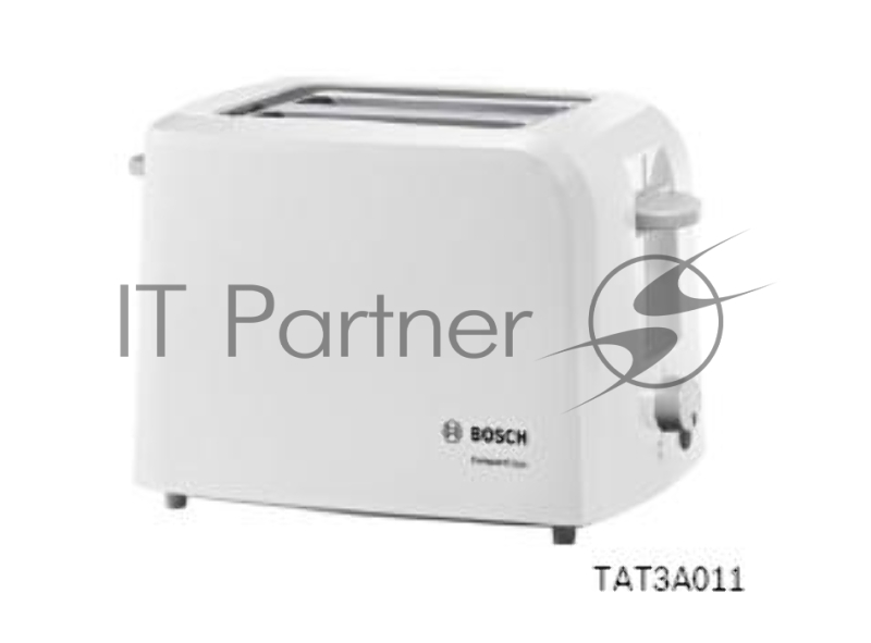 Тостер Bosch TAT3A011 980Вт белый