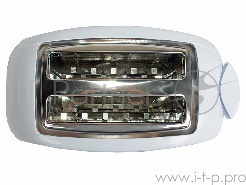 Тостер Endever Skyline ST-116 900Вт, белый, 3 режима работы, 7 регулировок поджаривания, 2 отсека для загрузки тостов, механическое управление