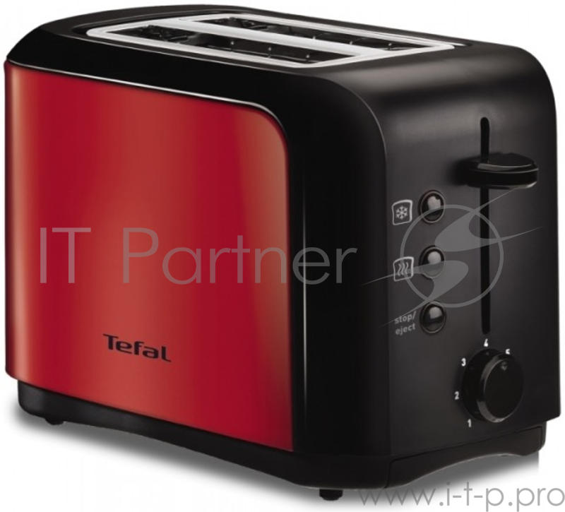 Тостер Tefal TT356E30 850Вт красный/черный